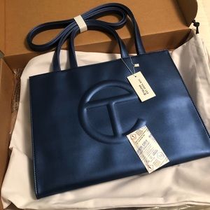BRAND NEW Telfar Cobalt Blue Medium Shopper